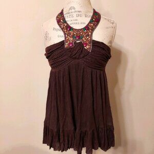 Free People Boho Halter Top